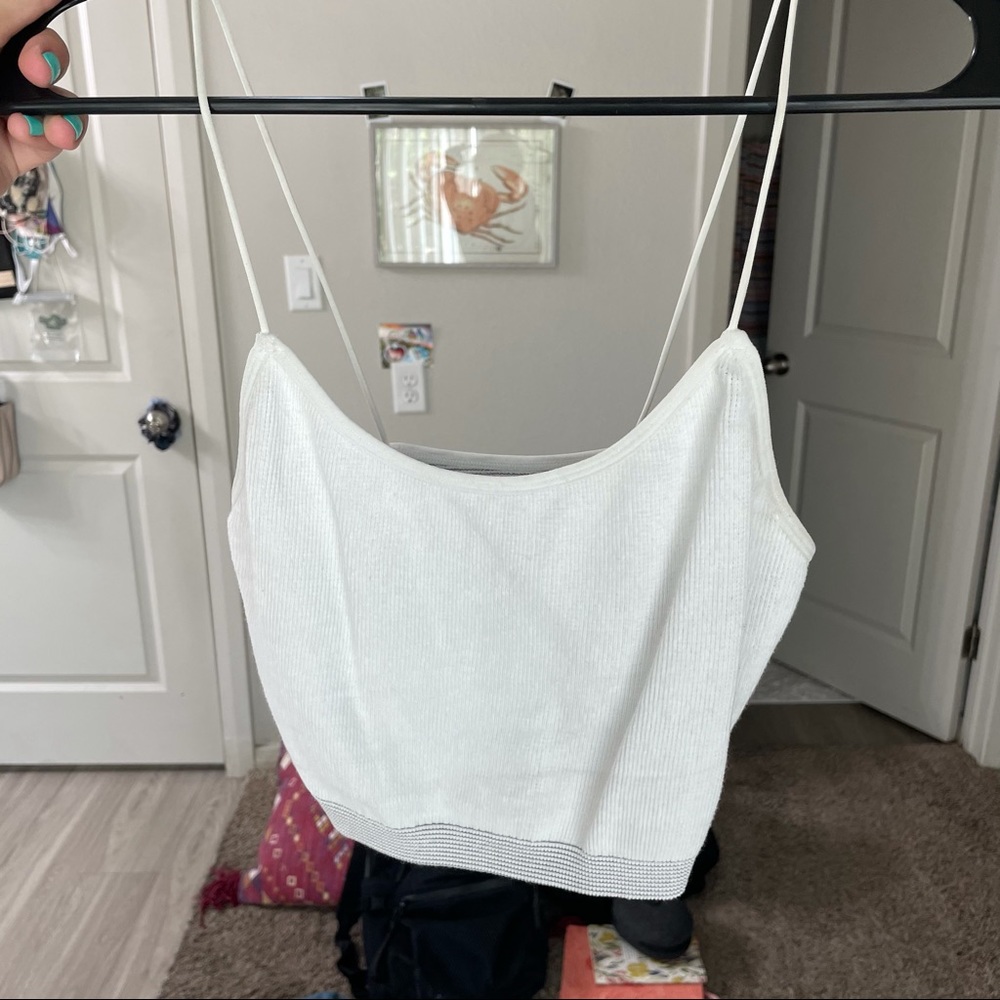 White tank top